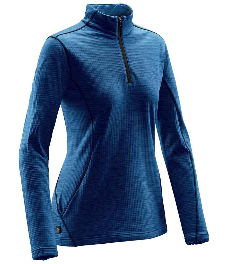 Stormtech Ladies Base Thermal Zip Neck Top - Ocean Blue