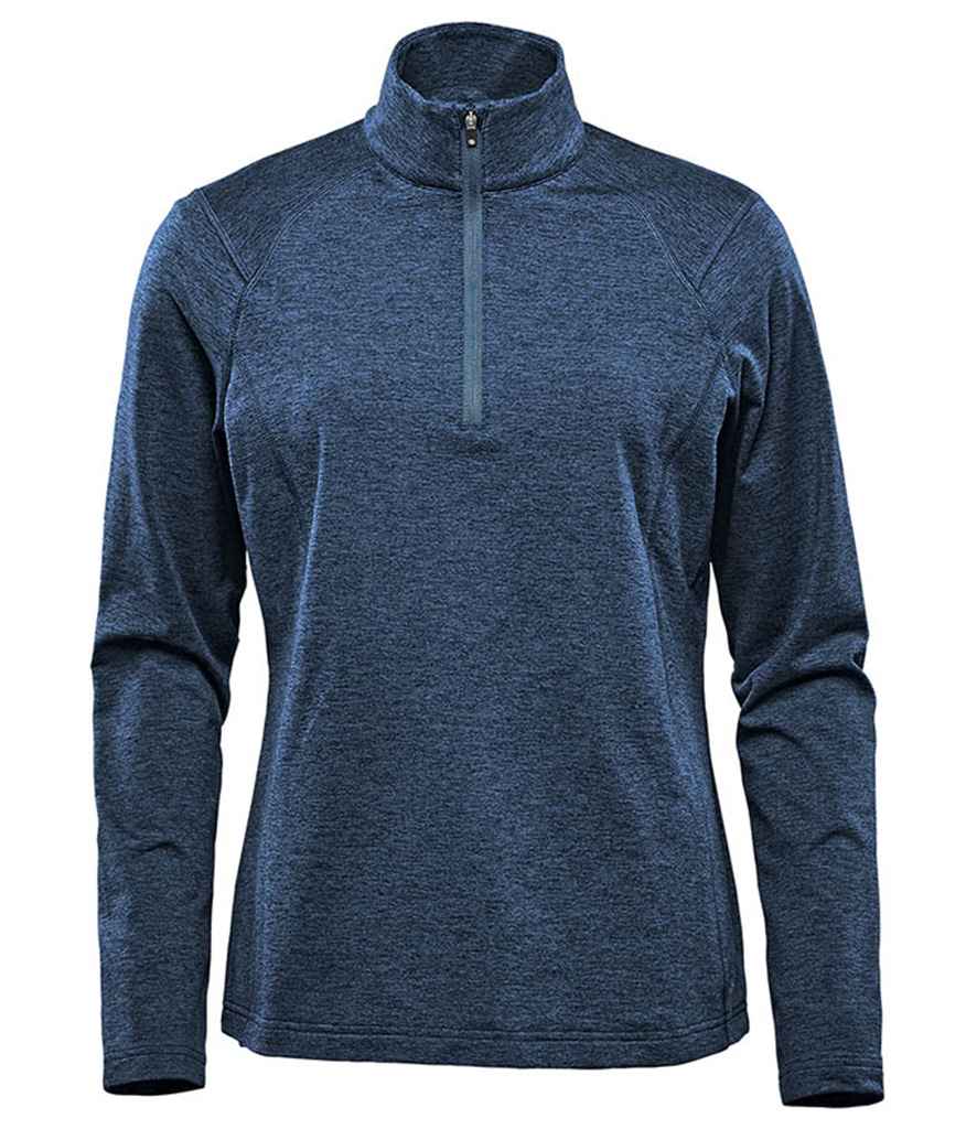 Stormtech Ladies Treeline Performance 1/4 Zip Pullover - Dark Navy Heather