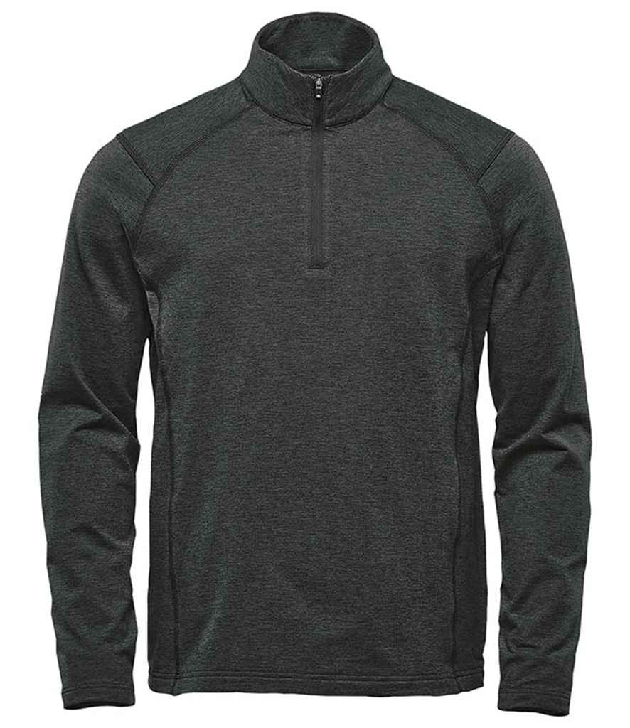 Stormtech Treeline Performance 1/4 Zip Pullover - Black Heather