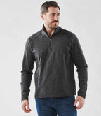 Stormtech Treeline Performance 1/4 Zip Pullover - Black Heather