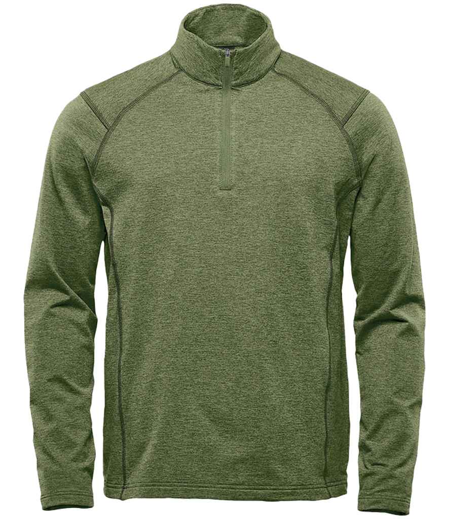 Stormtech Treeline Performance 1/4 Zip Pullover - Sage Green Heather