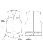 Joseph Alan Waistcoat - Black