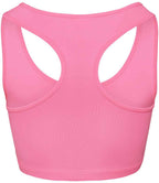 AWDis Ladies Cool Sports Crop Top - Electric Pink