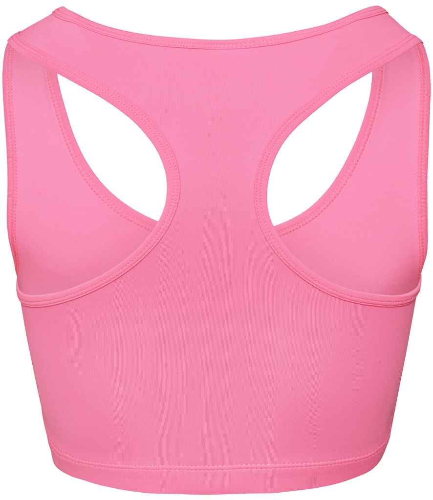 AWDis Ladies Cool Sports Crop Top - Electric Pink