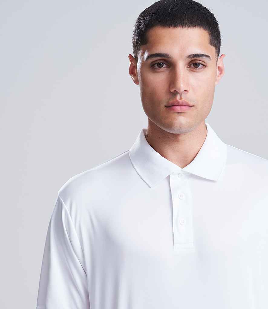 AWDis Cool Smooth Polo Shirt - Arctic White