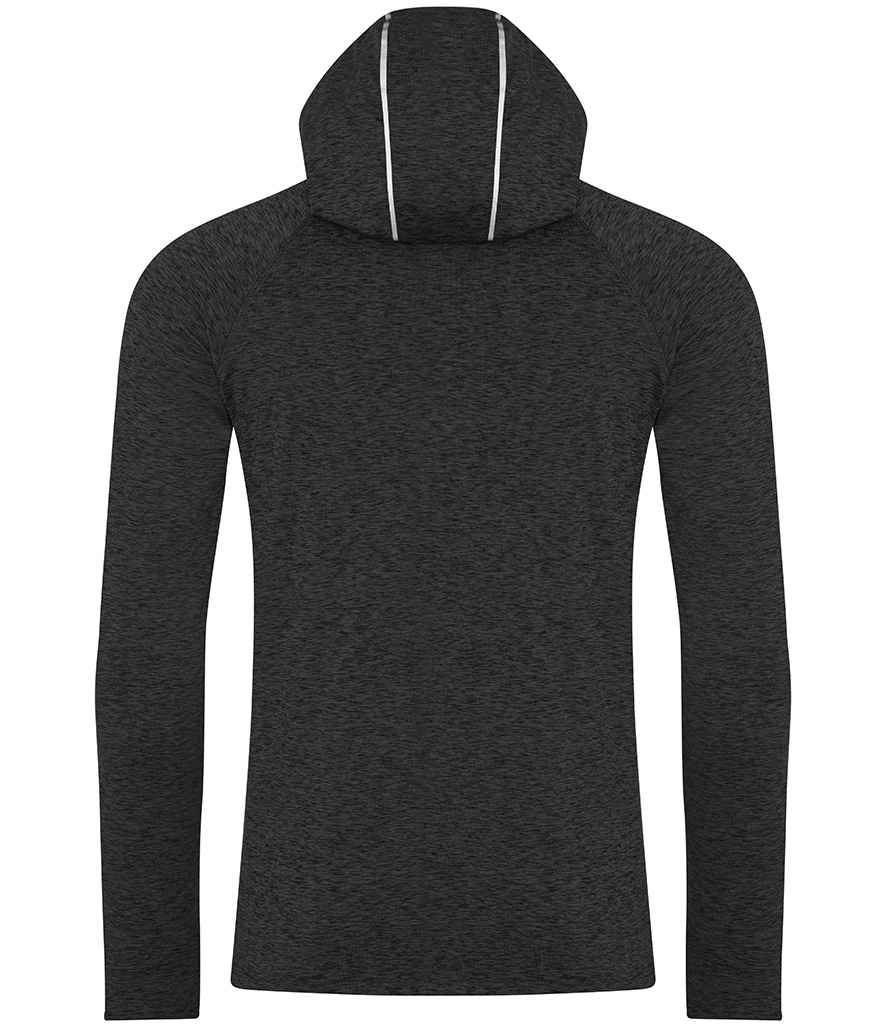 AWDis Cool Cowl Neck Top - Black Slate Melange