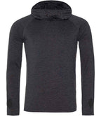 AWDis Cool Cowl Neck Top - Black Slate Melange
