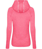 AWDis Ladies Cool Cowl Neck Top - Electric Pink Melange