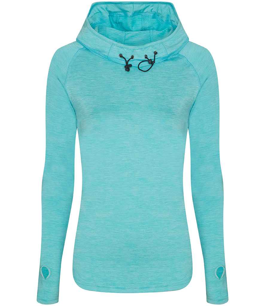 AWDis Ladies Cool Cowl Neck Top - Ocean Melange
