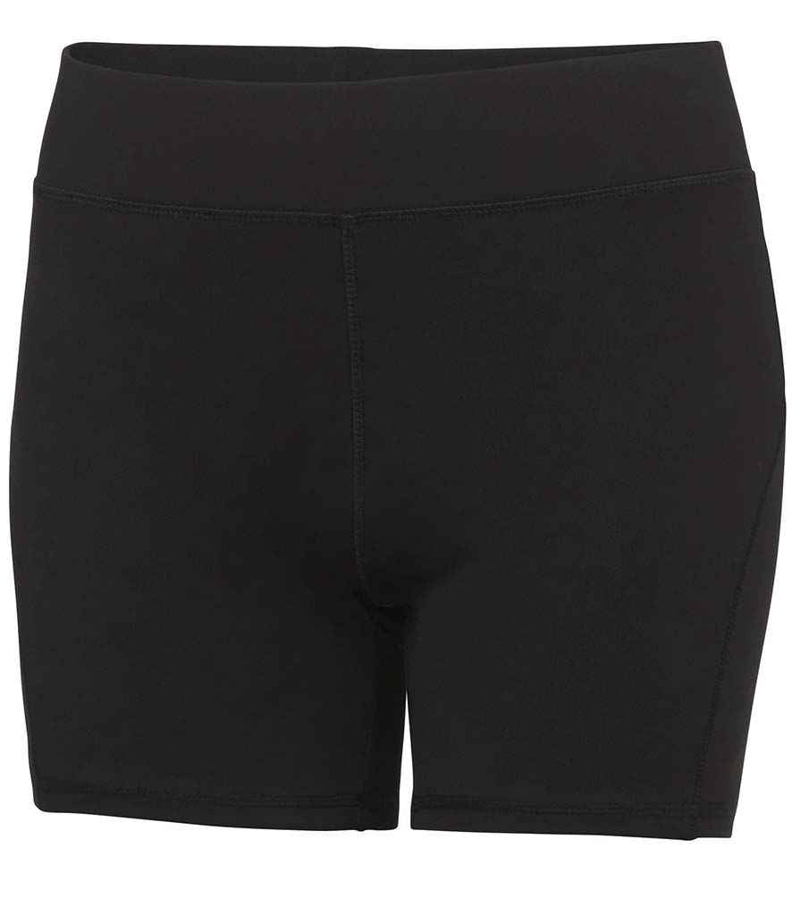 AWDis Ladies Cool Training Shorts - Jet Black