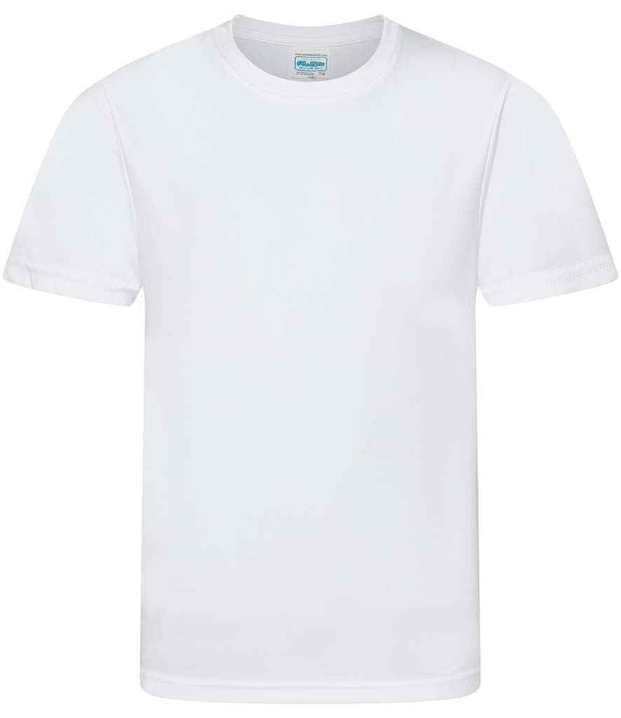 AWDis Kids Cool Smooth T-Shirt - Arctic White