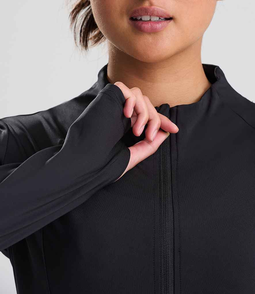 AWDis Ladies Cool Recycled Full Zip Jacket - Jet Black