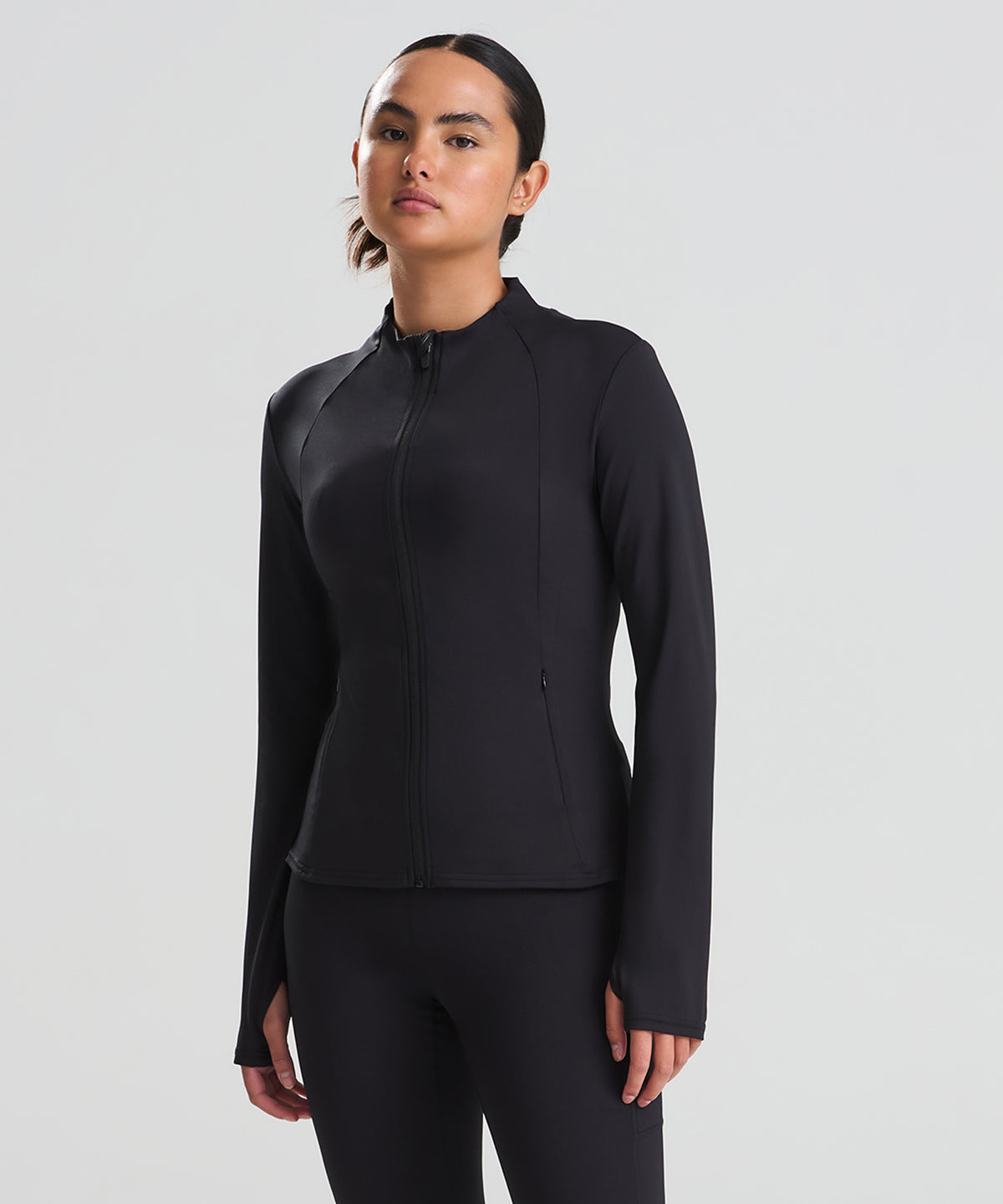 Women’s recycled tech-zip jacket