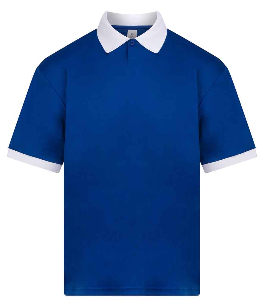 AWDis Cool Retro Sports Jersey - Dark Royal/White