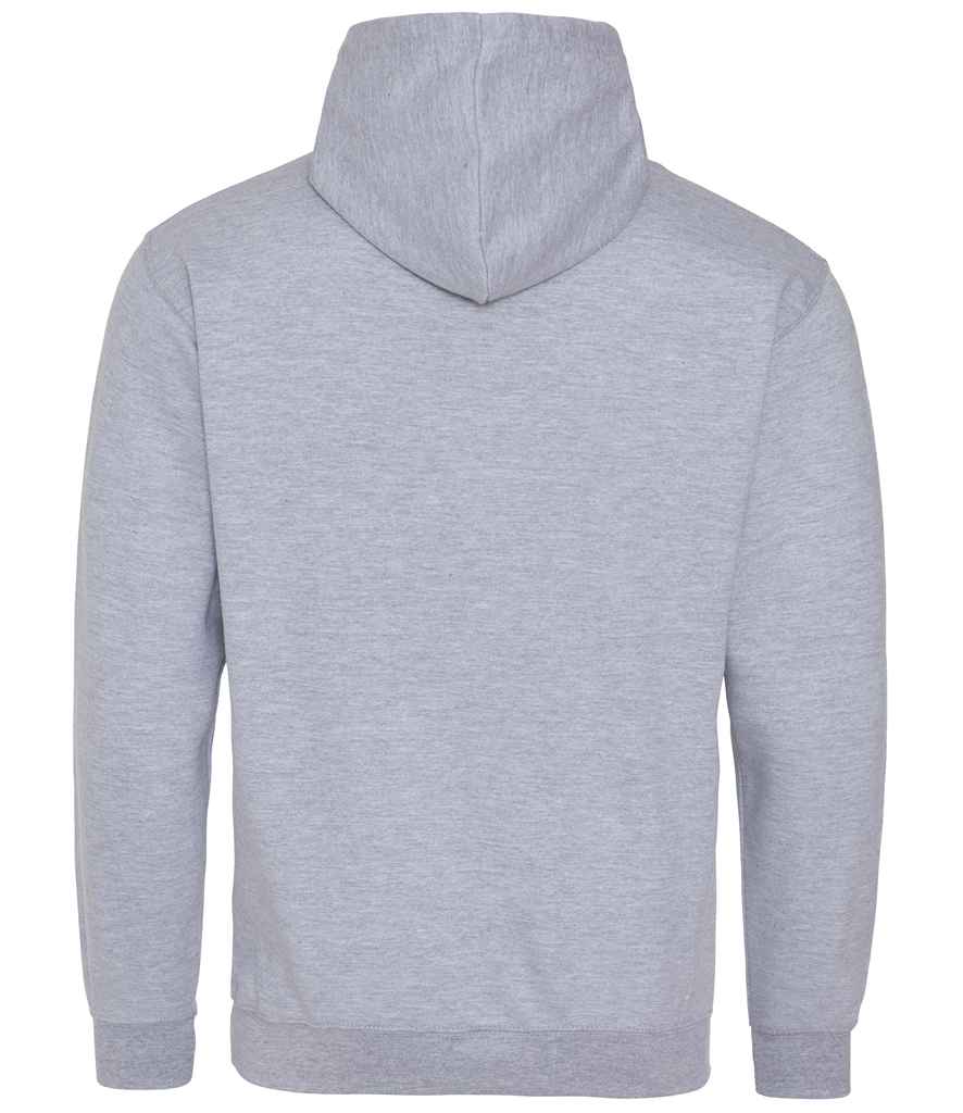 AWDis Varsity Hoodie - Heather Grey/New French Navy