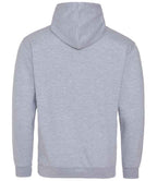 AWDis Varsity Hoodie - Heather Grey/New French Navy