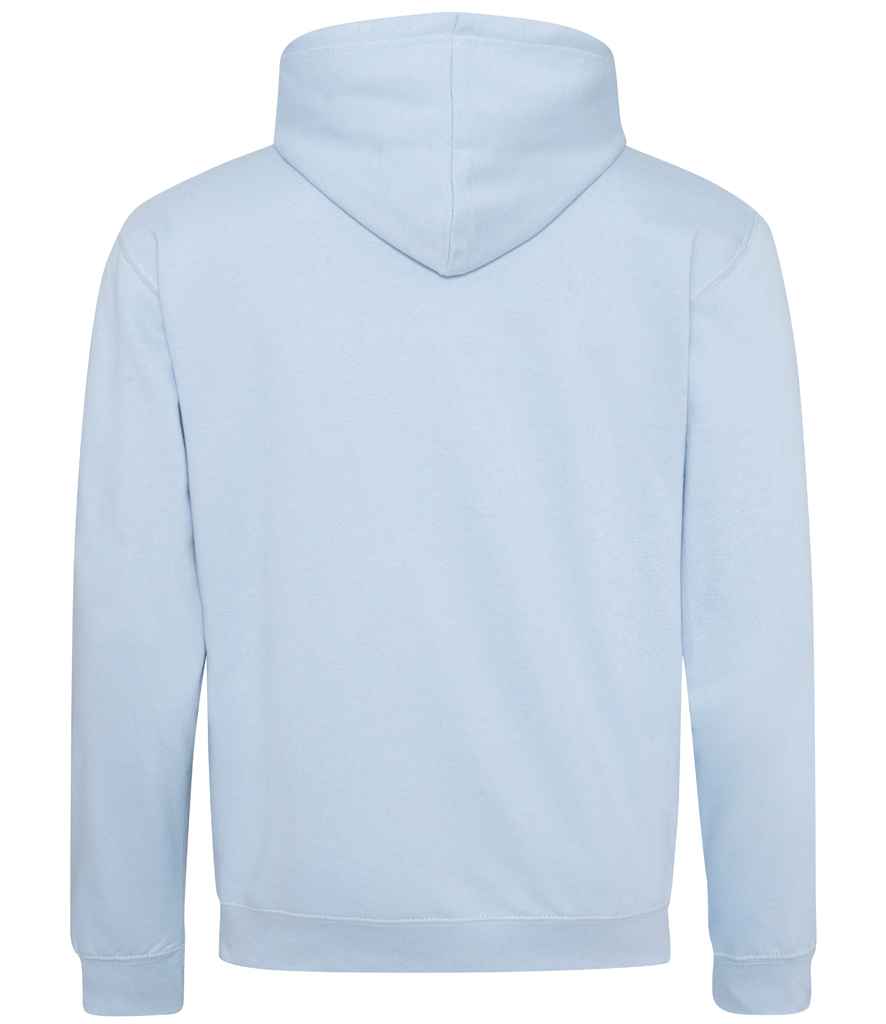 AWDis Varsity Hoodie - Sky Blue/Arctic White