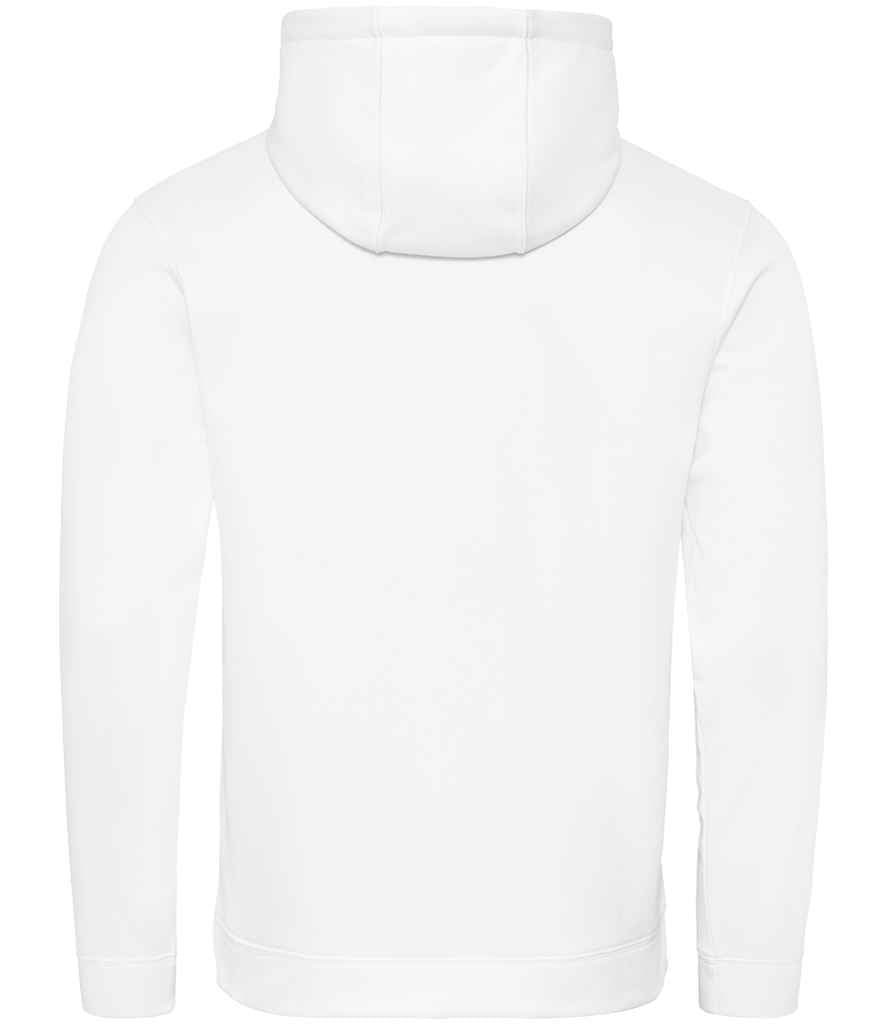 AWDis Sports Polyester Hoodie - Arctic White