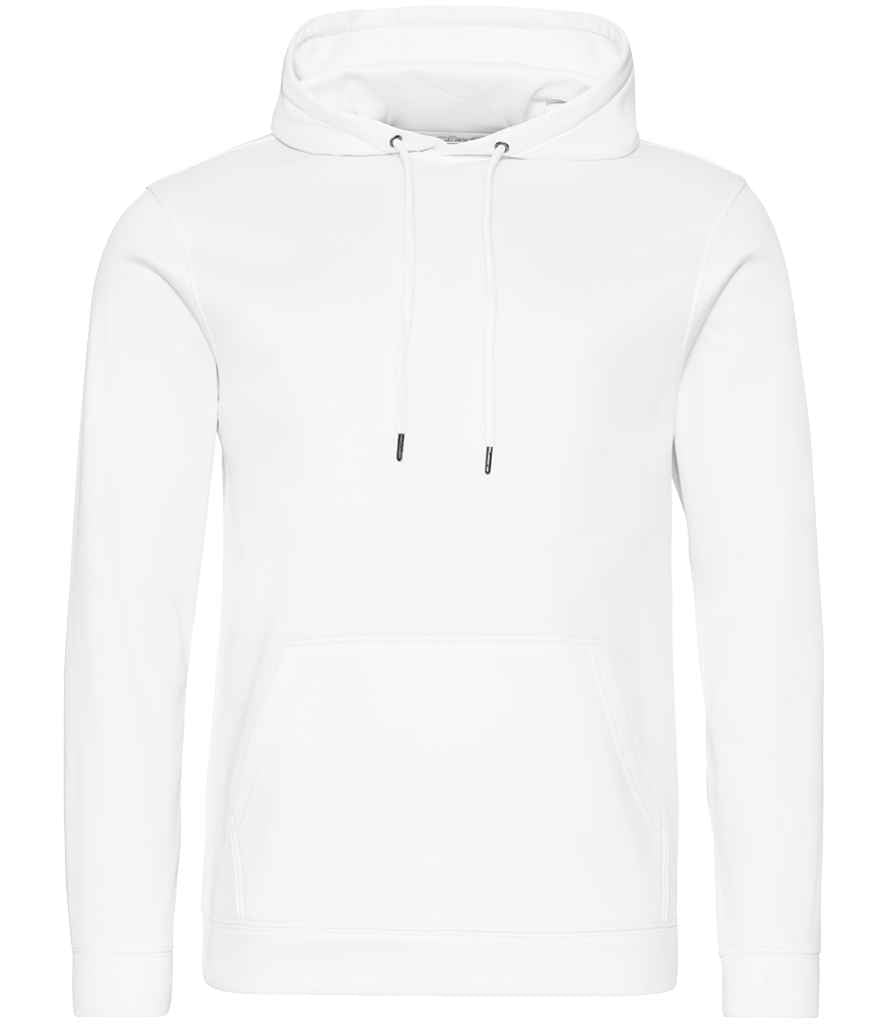 AWDis Sports Polyester Hoodie - Arctic White