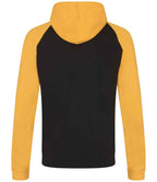 AWDis Baseball Hoodie - Jet Black/Gold