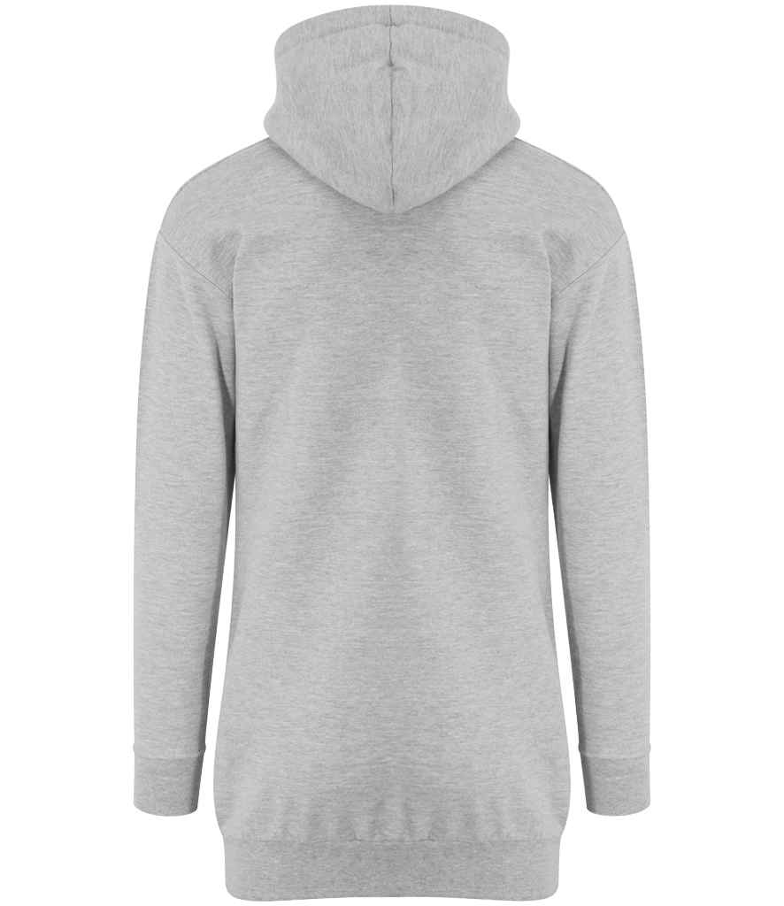 AWDis Ladies Hoodie Dress - Heather Grey