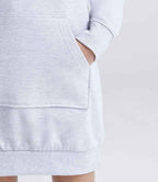 AWDis Ladies Hoodie Dress - Heather Grey