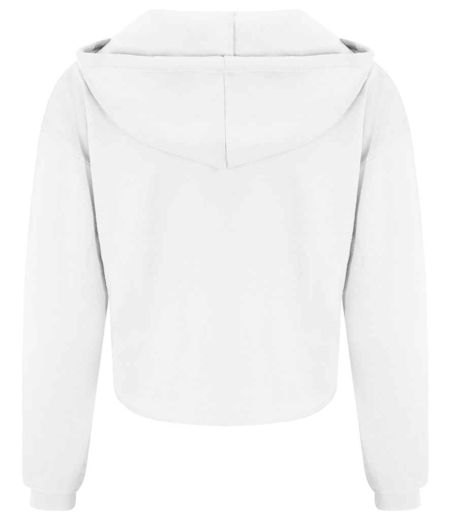 AWDis Ladies Cropped Hoodie - Arctic White