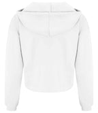 AWDis Ladies Cropped Hoodie - Arctic White