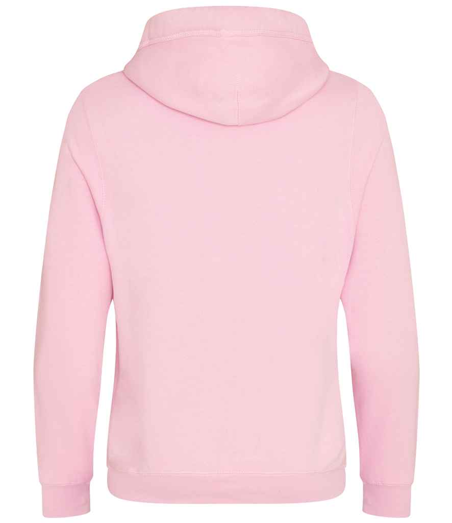 AWDis Cross Neck Hoodie - Baby Pink