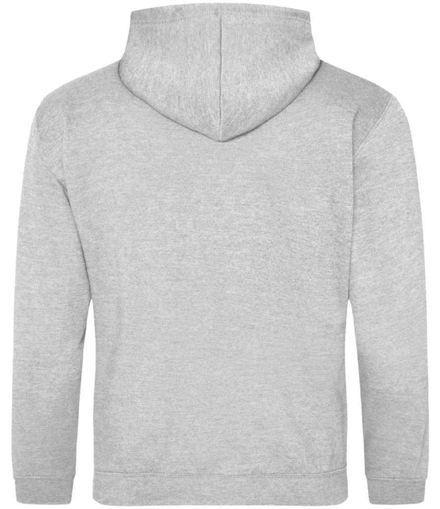 AWDis Kids Varsity Hoodie - Heather Grey/New French Navy