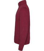 AWDis Sophomore Zip Neck Sweatshirt - Burgundy