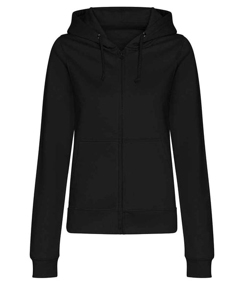 AWDis Ladies College Zoodie - Deep Black