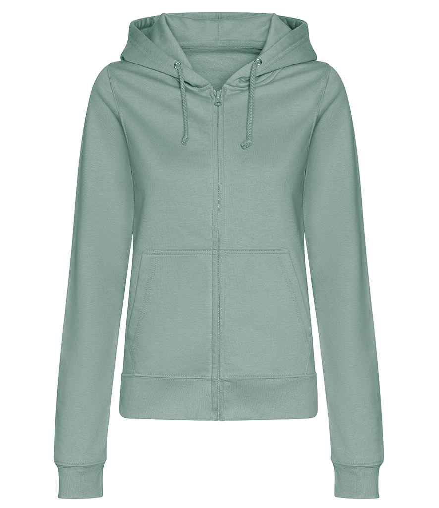 AWDis Ladies College Zoodie - Dusty Green