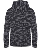 AWDis Kids Camo Hoodie - Black Camo