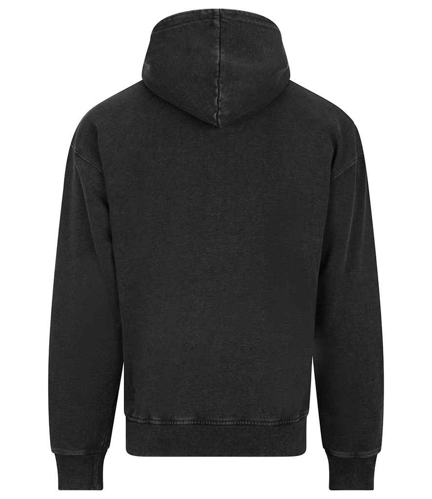AWDis Vintage Washed Hoodie - Washed Black