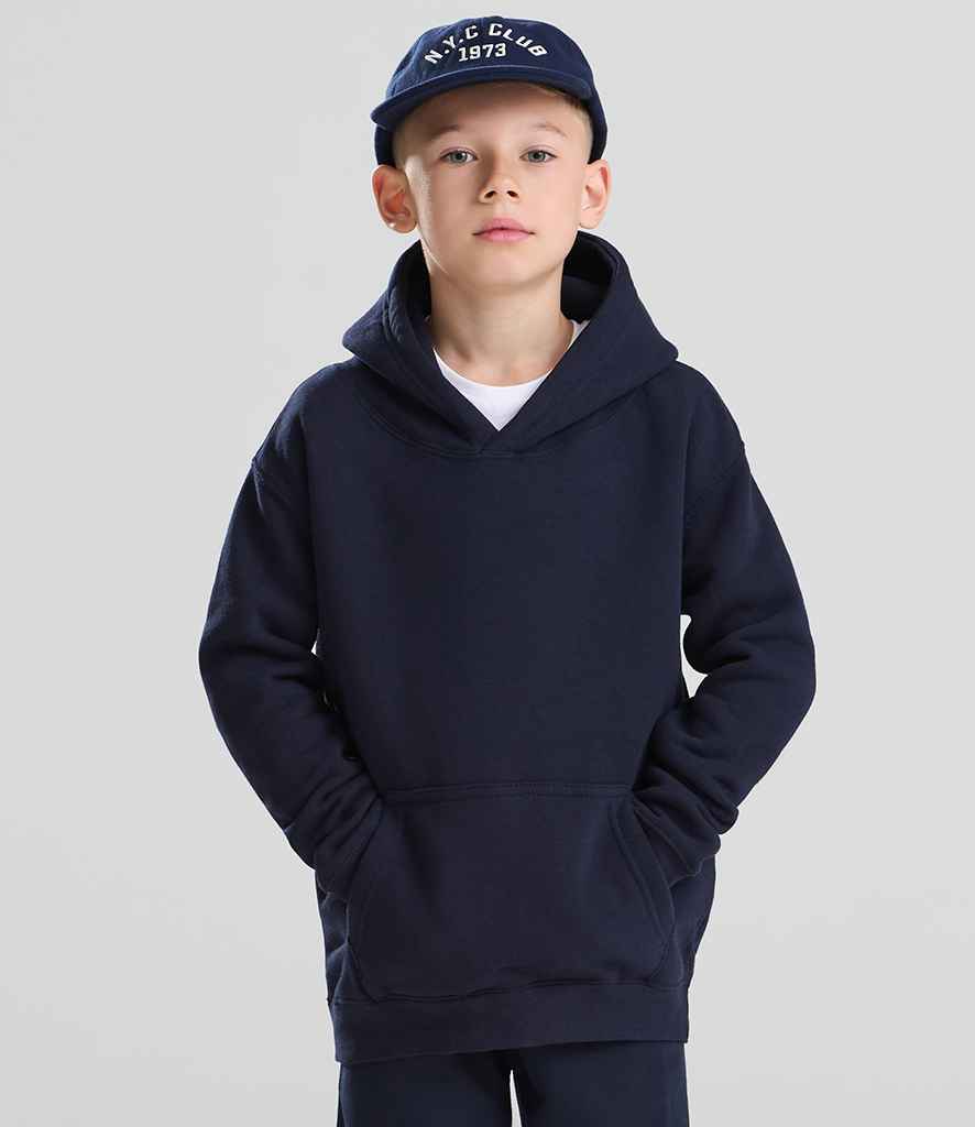 AWDis Kids Organic Hoodie - New French Navy