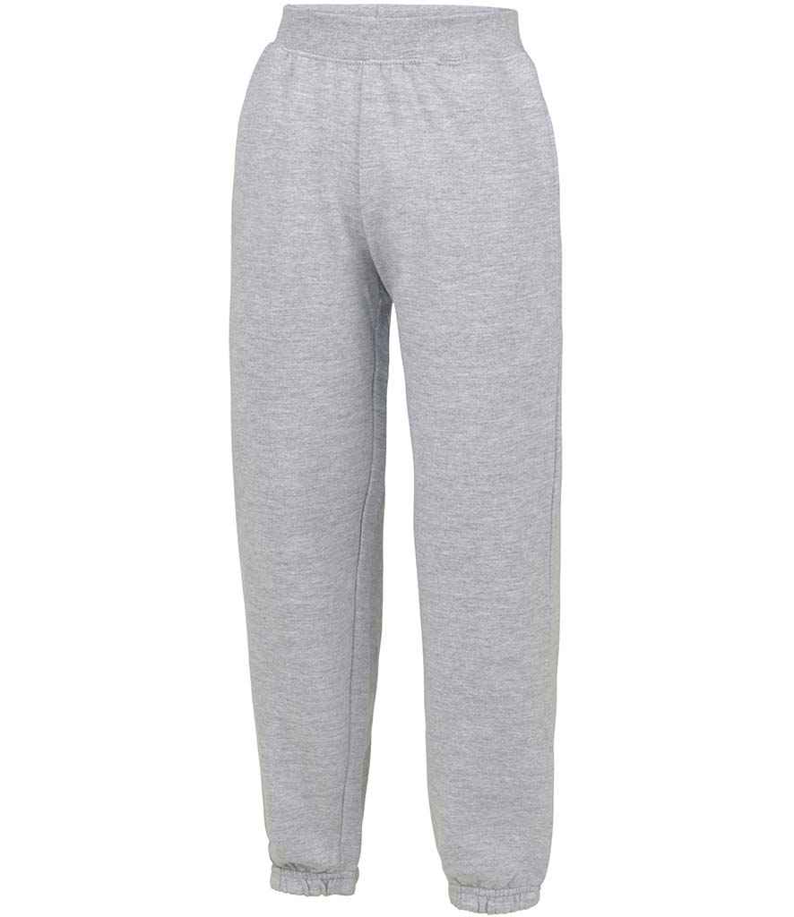 AWDis Kids Cuffed Jog Pants - Heather Grey