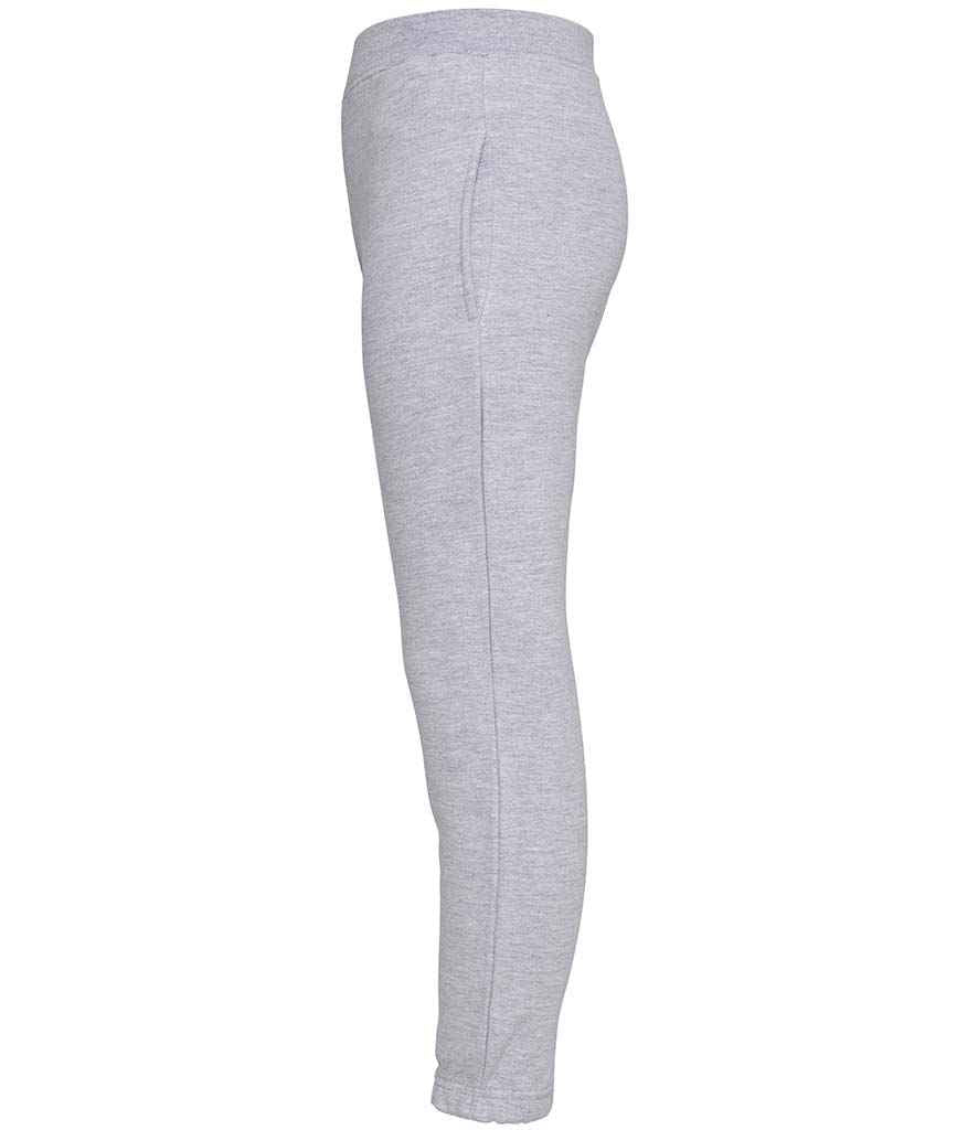 AWDis Kids Cuffed Jog Pants - Heather Grey