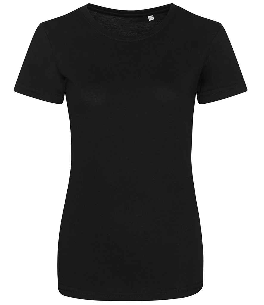 AWDis Ladies Tri-Blend T-Shirt - Solid Black