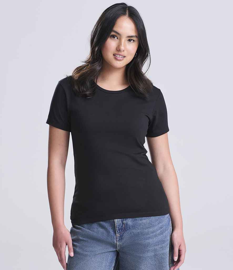 AWDis Ladies Tri-Blend T-Shirt - Solid Black
