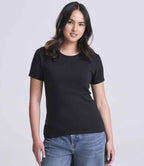 AWDis Ladies Tri-Blend T-Shirt - Solid Black