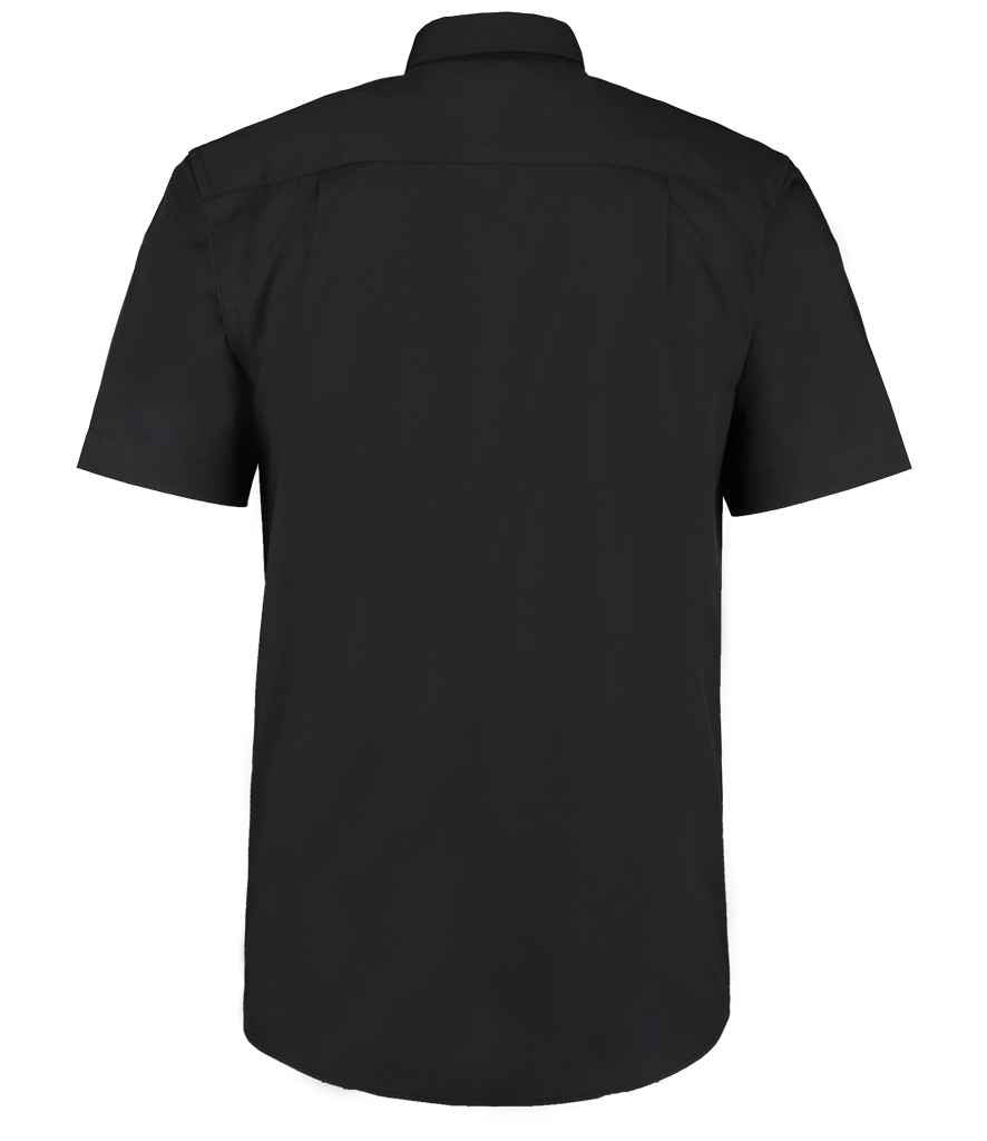 Kustom Kit Short Sleeve Classic Fit Workforce Shirt - Black