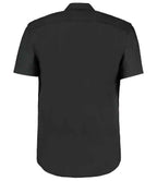 Kustom Kit Short Sleeve Classic Fit Business Shirt - Black
