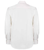 Kustom Kit Premium Long Sleeve Classic Fit Oxford Shirt - White