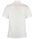 Kustom Kit Short Sleeve Tailored Pilot Shirt - White