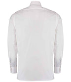 Kustom Kit Long Sleeve Tailored Pilot Shirt - White