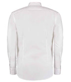 Kustom Kit Long Sleeve Slim Fit Business Shirt - White