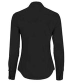 Kustom Kit Ladies Long Sleeve Tailored Poplin Shirt - Black