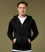 Kustom Kit Klassic Zip Hooded Sweatshirt - Black