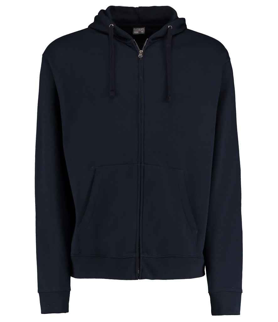 Kustom Kit Klassic Zip Hooded Sweatshirt - Navy